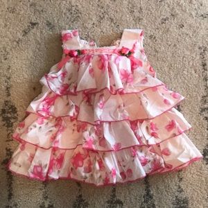 Ruffle floral dress